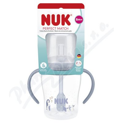 NUK Perf.Mat.láhev na učení s brčk.PENGU 150 ml – Zboží Dáma