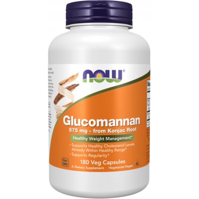Now Foods Glucomannan 575 mg 180 kapslí – Hledejceny.cz