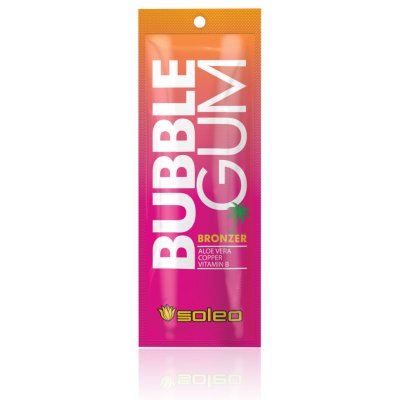 Soleo BUBBLE GUM hydrating bronzer krém do solária 15 ml – Zboží Dáma