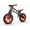 Dětské balanční kolo First Bike Limited Edition s brzdou oranžové