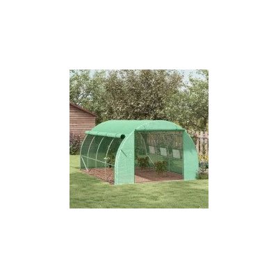 Outsunny Polytunelový 3,97 x 3 x 2 m zelený – Zboží Dáma