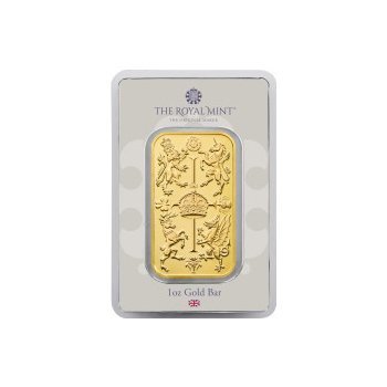 The Royal Mint zlatý slitek Celebration Oslava korunovace Jeho Veličenstva Karla III 1 oz