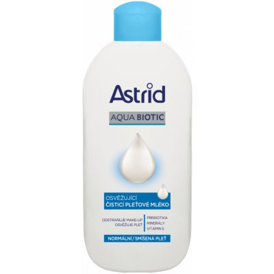 Astrid Aqua Biotic Refreshing cleansing Milk osvěžující čisticí mléko pro normální a smíšenou pleť 200 ml – Zbozi.Blesk.cz