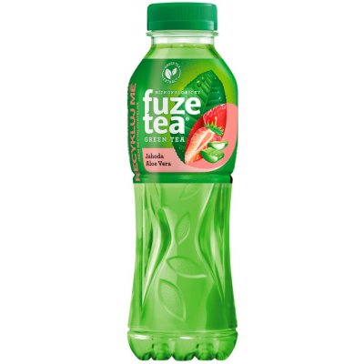 Fuze tea Zelený ledový čaj Aloe vera a jahoda 12 x 0,5 l – Zboží Mobilmania