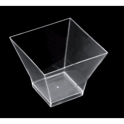 Gold Plast Finger food kelímek Medium Pagoda 8 x 8 cm 200 ml Barva plastového nádobí: Transparentní – Hledejceny.cz