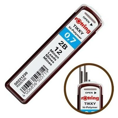 Rotring 5057060 TIKKY tuhy do mikrotužky 0,7 mm 2B – Zbozi.Blesk.cz