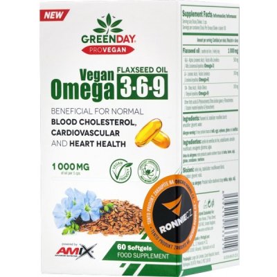 Vegan Omega 3,6,9 60 kapslí :: GreenFood Nutrition s.r.o