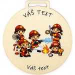 CENTROFLOR Hasičská medaile 70mm Množství: 1-10ks – Zboží Dáma