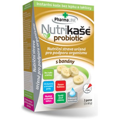 MOGADOR Nutrikaše probiotic s banány 3x60 g – Zboží Dáma