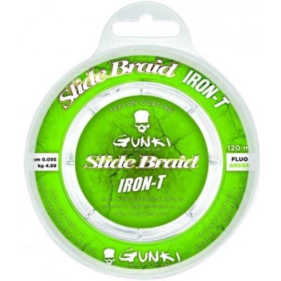 Gunki šňůra Slide Braid Iron-T Olive Green 120m 0,095mm – Hledejceny.cz