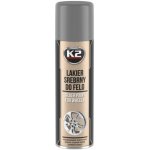 K2 SILVER LACQUER FOR WHEELS RALLY 500 ml - stříbrný lak na kola