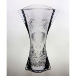Bohemia Crystal - broušená váza Orbit Bodlák (245 mm) – Zboží Dáma
