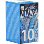 Wellion Luna testovací proužky pro měření cholesterolu 10 ks