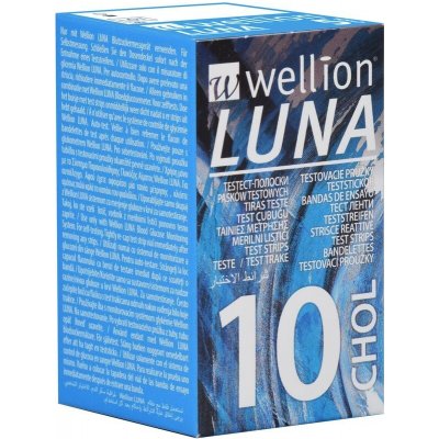 Wellion Luna testovací proužky pro měření cholesterolu 10 ks – Zboží Mobilmania