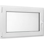 Bravo Plastové okno UNI OS1 90X60 L, bílé – Sleviste.cz