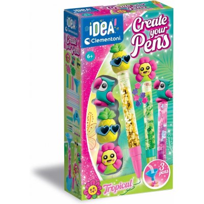 Clementoni IDEA Kreativní sada na výrobu propisek Tropical – Hledejceny.cz