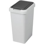 Tontarelli Odpadkový koš Touch & Lift 25 l krémová/šedá – Sleviste.cz