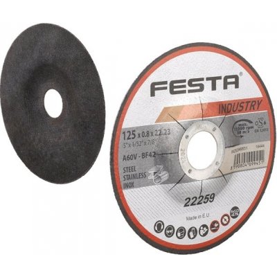 Festa Kotouč řezný 125 x 0.8 x 22.2 mm 22259 – Zboží Mobilmania