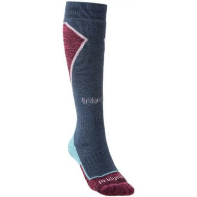 Bridgedale ski Midweight+ Women dámské ponožky dark blue/light blue – Zboží Mobilmania