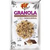 Cereálie a müsli Fit Granola vícezrnná 3 druhy čokolády 70g