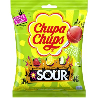 Chupa Chups Sour Lollipops 120 g – Zbozi.Blesk.cz