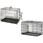 Karlie-Flamingo Drátěná klec černá dva vchody 120 x 76 x 82 cm – Zboží Mobilmania