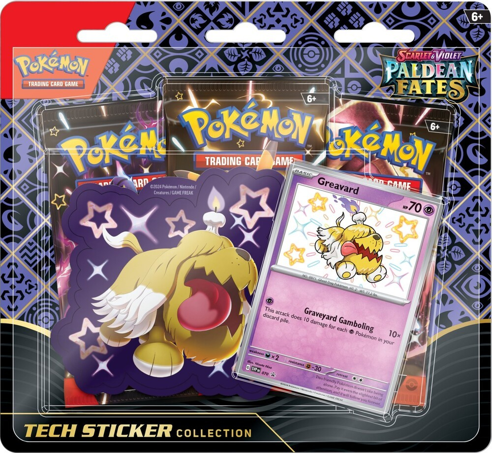 Pokémon TCG Paldean Fates Tech Sticker Collection