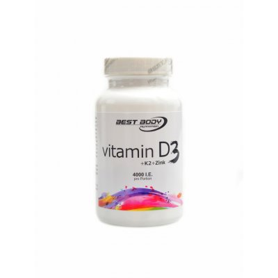 Best Body nutrition Vitamin D3 + K2 + zinc 80 tablet – Hledejceny.cz