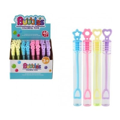 PKstar Bublifuk mini 5 ml gelový 10 5cm 4 barvy 48ks v boxu – Sleviste.cz