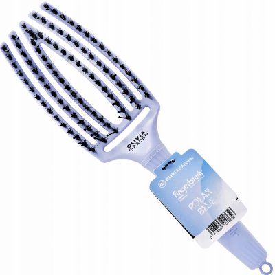 Olivia Garden Fingerbrush Combo Medium Polar Blue kartáč polární modrý – Zboží Dáma