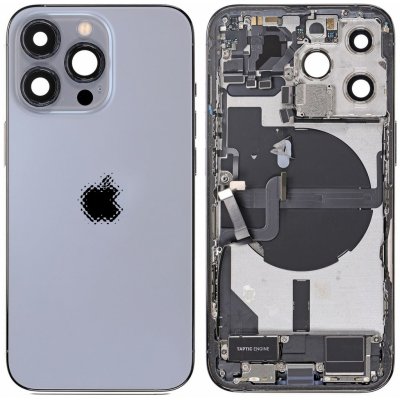 Kryt Apple iPhone 13 Pro Zadní Housing s Malými Díly modrý – Zboží Živě
