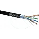 Solarix SXKD-5E-FTP-PE FTP, CAT 5e, 305m, černý – Zboží Živě