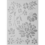 EFCO Plastová šablona A5 mix květin – Sleviste.cz