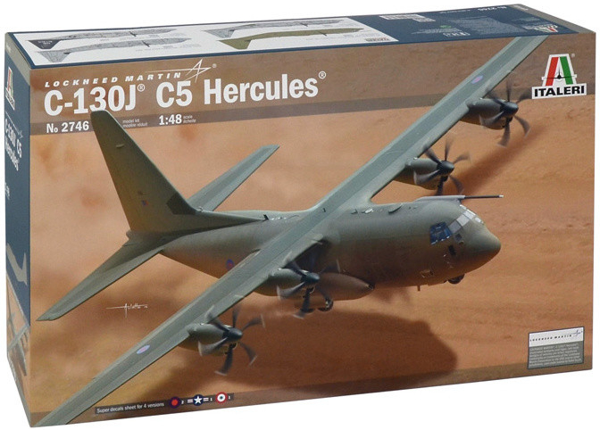 Italeri Model Kit Lockheed C 130J C5 Hercules 2746 1:48