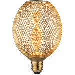 Paulmann LED kovová svítící koule Helix E27 mosazná 29088 – Hledejceny.cz