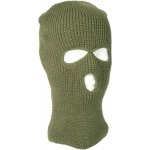 Kukla Mil-tec Balaclava pletená se 3 otvory zelená – Hledejceny.cz