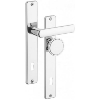 ROSTEX Dveřní kování 804 PZ 90 mm klika oboustranná/koule nerez – Sleviste.cz