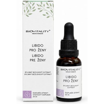 Biovitality Libido pro ženy bezlihová tinktura kapky 25 ml – Hledejceny.cz