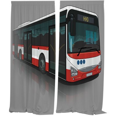 IMPAR Závěsy IVECO Crossway LE (Rozměr : 140x250, Materiál: Interlock) – Hledejceny.cz
