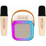 Bezdrátový karaoke mikrofon s RGB Bluetooth reproduktorem – Sleviste.cz