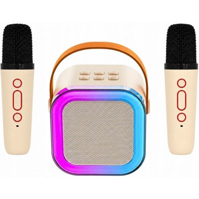 Bezdrátový karaoke mikrofon s RGB Bluetooth reproduktorem – Sleviste.cz