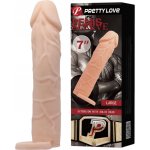 Pretty Love - přírodní návlek na penis s kroužkem – Zboží Dáma