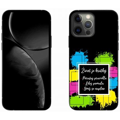 mmCase na iPhone 13 Pro Max 6.7 - citát 5 černé pozadí – Zboží Mobilmania