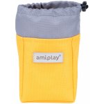 Amiplay Pamlskovník pro psy RUMBA žlutá 8 x 6 x 10 cm – Hledejceny.cz