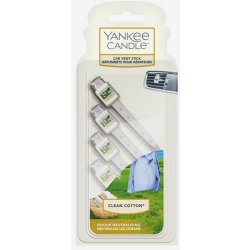 Yankee Candle Clean Cotton vonné kolíčky 4 ks