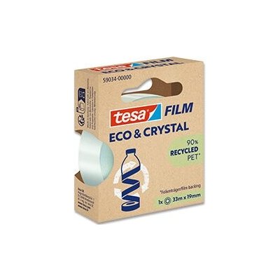 Tesa Eco & Crystal samolepicí páska transparentní, 19 mm x 33 m – Zboží Živě