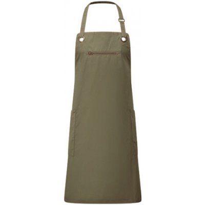 Premier Workwear Zástěra z recyklovaného materiálu a biobavlny PR121 Olive Pantone 7763C 86x72cm – Hledejceny.cz