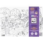 FUNNY MAT Funny Mat Podložka na kreslení Princezny + pastelky zdarma 489800 – Hledejceny.cz