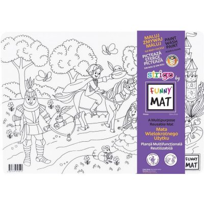 FUNNY MAT Funny Mat Podložka na kreslení Princezny + pastelky zdarma 489800 – Hledejceny.cz