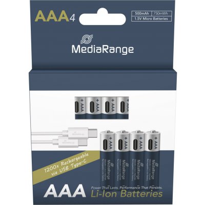 MediaRange 500 mAh MRBAT160 4ks – Zboží Živě